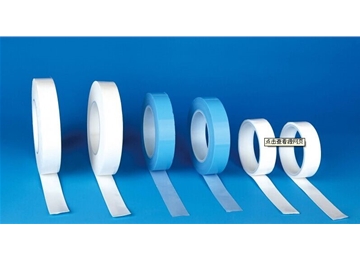 Thermally conductive double-sided tape with substrate